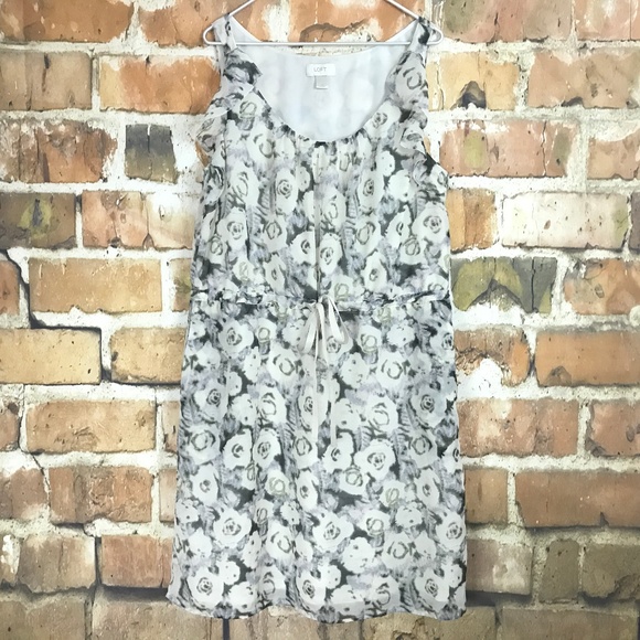 LOFT Dresses & Skirts - Ann Taylor Loft Floral Dress Plus Size Womens 16